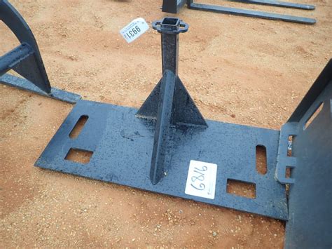 use a skid steer to move travel trailer|skid steer ball hitch attachment.